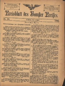 Kreisblatt des Bomster Kreises 1900.03.09 No.10