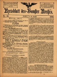 Kreisblatt des Bomster Kreises 1900.08.10 No.46