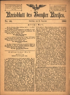 Kreisblatt des Bomster Kreises 1900.12.28 No.86