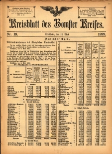 Kreisblatt des Bomster Kreises 1899.05.12 No.19