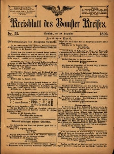 Kreisblatt des Bomster Kreises 1899.12.29 No.52