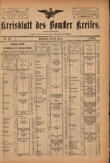 Kreisblatt des Bomster Kreises 1901.04.12 No.28