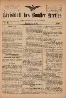 Kreisblatt des Bomster Kreises 1901.05.03 No.34