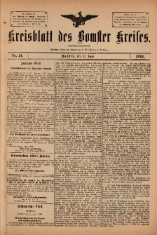 Kreisblatt des Bomster Kreises 1901.06.11 No.44