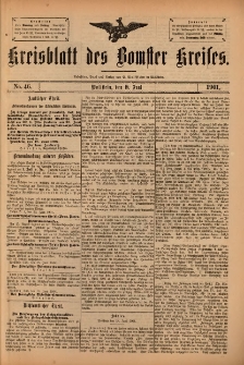 Kreisblatt des Bomster Kreises 1901.06.18 No.46