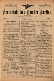 Kreisblatt des Bomster Kreises 1901.07.02 No.50