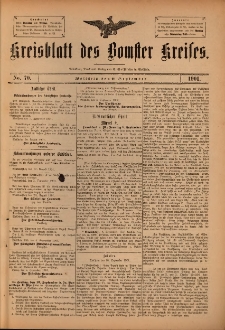 Kreisblatt des Bomster Kreises 1901.09.10 No.70