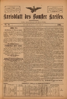 Kreisblatt des Bomster Kreises 1901.10.08 No.78