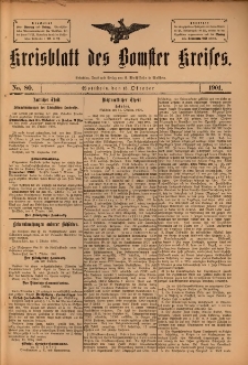 Kreisblatt des Bomster Kreises 1901.10.15 No.80