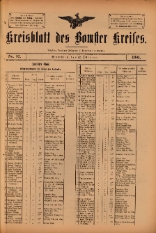 Kreisblatt des Bomster Kreises 1901.10.22 No.82