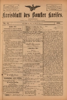 Kreisblatt des Bomster Kreises 1901.11.08 No.87