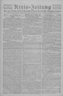 Kreis-Zeitung für d. Kreis Nowy-Tomysl: zugl. Nowy-Tomysler Hopfenzeitung 1925.03.18 Jg.50 Nr33