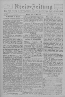 Kreis-Zeitung für d. Kreis Nowy-Tomysl: zugl. Nowy-Tomysler Hopfenzeitung 1925.03.30 Jg.50 Nr38
