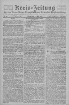 Kreis-Zeitung für d. Kreis Nowy-Tomysl: zugl. Nowy-Tomysler Hopfenzeitung 1925.04.03 Jg.50 Nr40