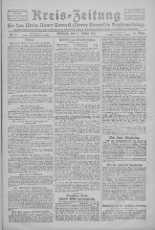 Kreis-Zeitung für d. Kreis Nowy-Tomysl: zugl. Nowy-Tomysler Hopfenzeitung 1926.01.27 Jg.51 Nr11