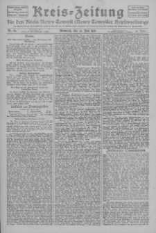 Kreis-Zeitung für d. Kreis Nowy-Tomysl: zugl. Nowy-Tomysler Hopfenzeitung 1925.06.24 Jg.50 Nr73