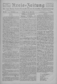 Kreis-Zeitung für d. Kreis Nowy-Tomysl: zugl. Nowy-Tomysler Hopfenzeitung 1925.06.26 Jg.50 Nr74