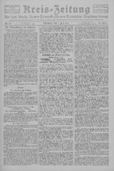 Kreis-Zeitung für d. Kreis Nowy-Tomysl: zugl. Nowy-Tomysler Hopfenzeitung 1925.07.01 Jg.50 Nr75