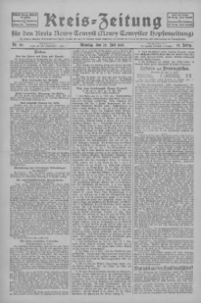Kreis-Zeitung für d. Kreis Nowy-Tomysl: zugl. Nowy-Tomysler Hopfenzeitung 1925.07.20 Jg.50 Nr83