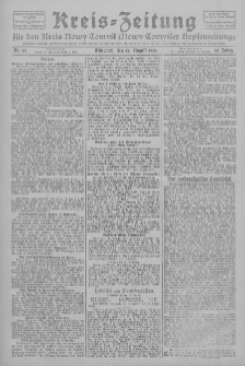 Kreis-Zeitung für d. Kreis Nowy-Tomysl: zugl. Nowy-Tomysler Hopfenzeitung 1925.08.12 Jg.50 Nr93