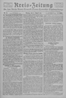 Kreis-Zeitung für d. Kreis Nowy-Tomysl: zugl. Nowy-Tomysler Hopfenzeitung 1925.08.17 Jg.50 Nr95