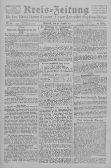 Kreis-Zeitung für d. Kreis Nowy-Tomysl: zugl. Nowy-Tomysler Hopfenzeitung 1925.08.19 Jg.50 Nr96