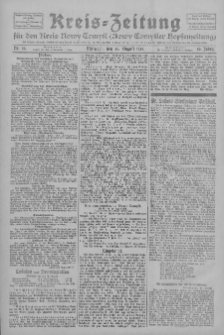 Kreis-Zeitung für d. Kreis Nowy-Tomysl: zugl. Nowy-Tomysler Hopfenzeitung 1925.08.26 Jg.50 Nr99