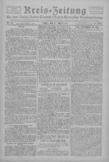 Kreis-Zeitung für d. Kreis Nowy-Tomysl: zugl. Nowy-Tomysler Hopfenzeitung 1925.08.28 Jg.50 Nr100
