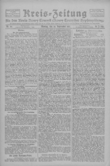 Kreis-Zeitung für d. Kreis Nowy-Tomysl: zugl. Nowy-Tomysler Hopfenzeitung 1925.09.28 Jg.50 Nr113