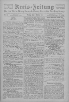 Kreis-Zeitung für d. Kreis Nowy-Tomysl: zugl. Nowy-Tomysler Hopfenzeitung 1925.10.09 Jg.50 Nr118