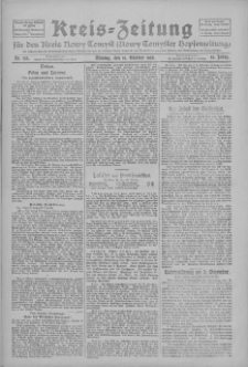 Kreis-Zeitung für d. Kreis Nowy-Tomysl: zugl. Nowy-Tomysler Hopfenzeitung 1925.10.19 Jg.50 Nr122
