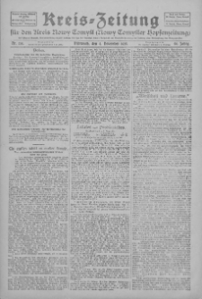 Kreis-Zeitung für d. Kreis Nowy-Tomysl: zugl. Nowy-Tomysler Hopfenzeitung 1925.11.04 Jg.50 Nr129