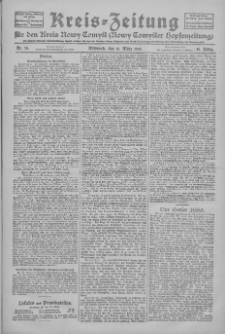 Kreis-Zeitung für d. Kreis Nowy-Tomysl: zugl. Nowy-Tomysler Hopfenzeitung 1926.03.10 Jg.51 Nr29