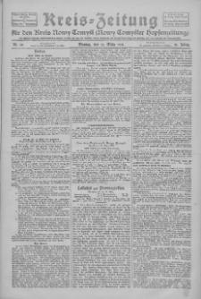 Kreis-Zeitung für d. Kreis Nowy-Tomysl: zugl. Nowy-Tomysler Hopfenzeitung 1926.03.22 Jg.51 Nr34