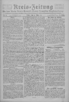 Kreis-Zeitung für d. Kreis Nowy-Tomysl: zugl. Nowy-Tomysler Hopfenzeitung 1926.03.26 Jg.51 Nr36