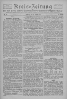 Kreis-Zeitung für d. Kreis Nowy-Tomysl: zugl. Nowy-Tomysler Hopfenzeitung 1926.04.26 Jg.51 Nr48