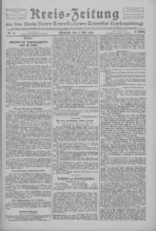 Kreis-Zeitung für d. Kreis Nowy-Tomysl: zugl. Nowy-Tomysler Hopfenzeitung 1926.05.05 Jg.51 Nr51