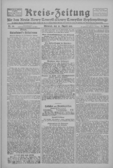 Kreis-Zeitung für d. Kreis Nowy-Tomysl: zugl. Nowy-Tomysler Hopfenzeitung 1926.08.25 Jg.51 Nr98