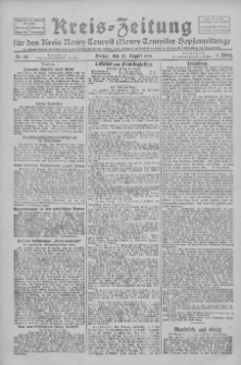 Kreis-Zeitung für d. Kreis Nowy-Tomysl: zugl. Nowy-Tomysler Hopfenzeitung 1926.08.27 Jg.51 Nr99