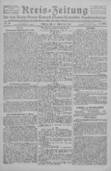 Kreis-Zeitung für d. Kreis Nowy-Tomysl: zugl. Nowy-Tomysler Hopfenzeitung 1926.09.24 Jg.51 Nr111