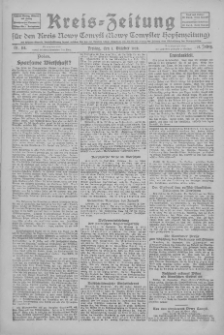 Kreis-Zeitung für d. Kreis Nowy-Tomysl: zugl. Nowy-Tomysler Hopfenzeitung 1926.10.01 Jg.51 Nr114