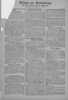 Beilage zur Kreiszeitung für d. Kreis Nowy-Tomysl 1926.11.05 Jg.51