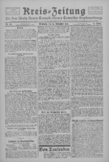 Kreis-Zeitung für d. Kreis Nowy-Tomysl: zugl. Nowy-Tomysler Hopfenzeitung 1926.11.10 Jg.51 Nr130