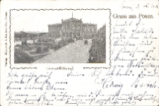 Gruss aus Posen. Central-Bahnhof.