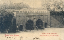 Gruss aus Posen. Berliner Thor (Innenseite). Niedergelegt im September 1901.