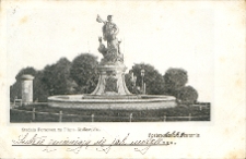 Pozdrowienie z Poznania. Studnia Perseusza na Placu Królewskim.