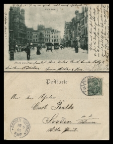 Gruss aus Posen. Markt (Ostseite).