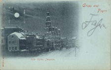 Gruss aus Posen. Alter Markt, Südseite.