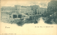 Posen. Berliner Thor, im Abbruch 1901.