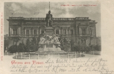 Gruss aus Posen. Generalkommando und Kriegerdenkmal.